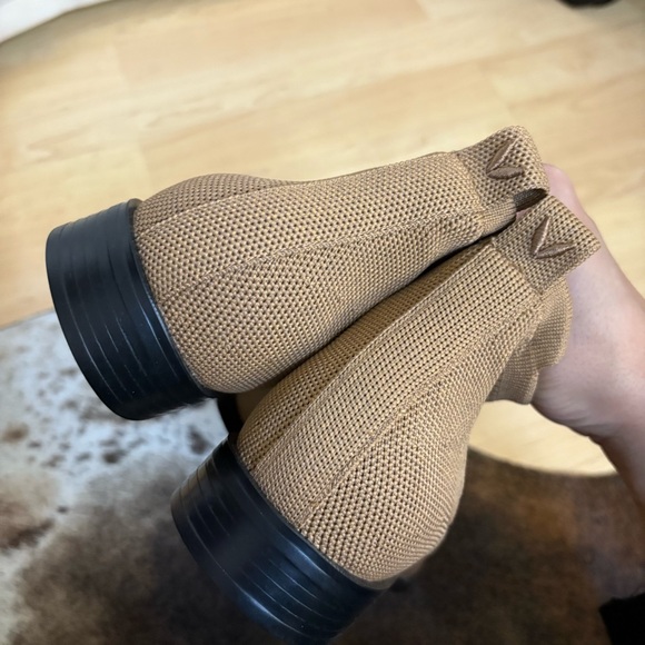 VIVAIA Square-Toe Water-Repellent Ankle Boots‎ In Nutmeg Size 40.5 - Picture 5 of 9